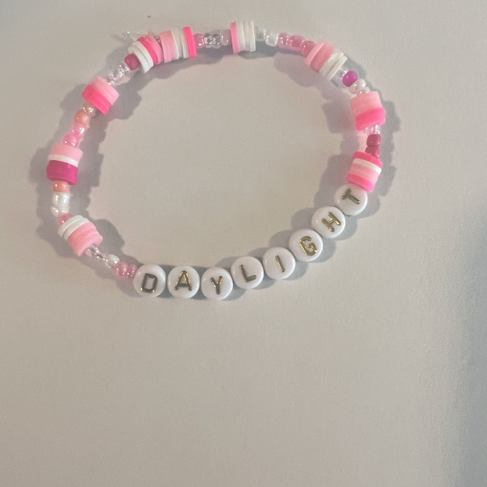 Hand made Taylor swift Daylight stretch bracelet